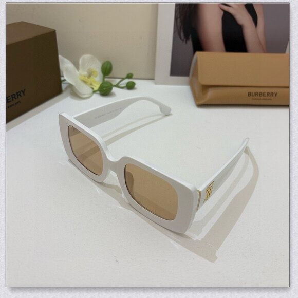 Burberry White Square Sunglasses main image 5